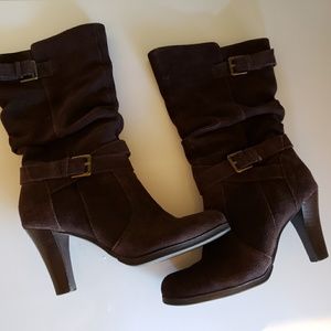 Kelly & Katie Brown Heel Boots